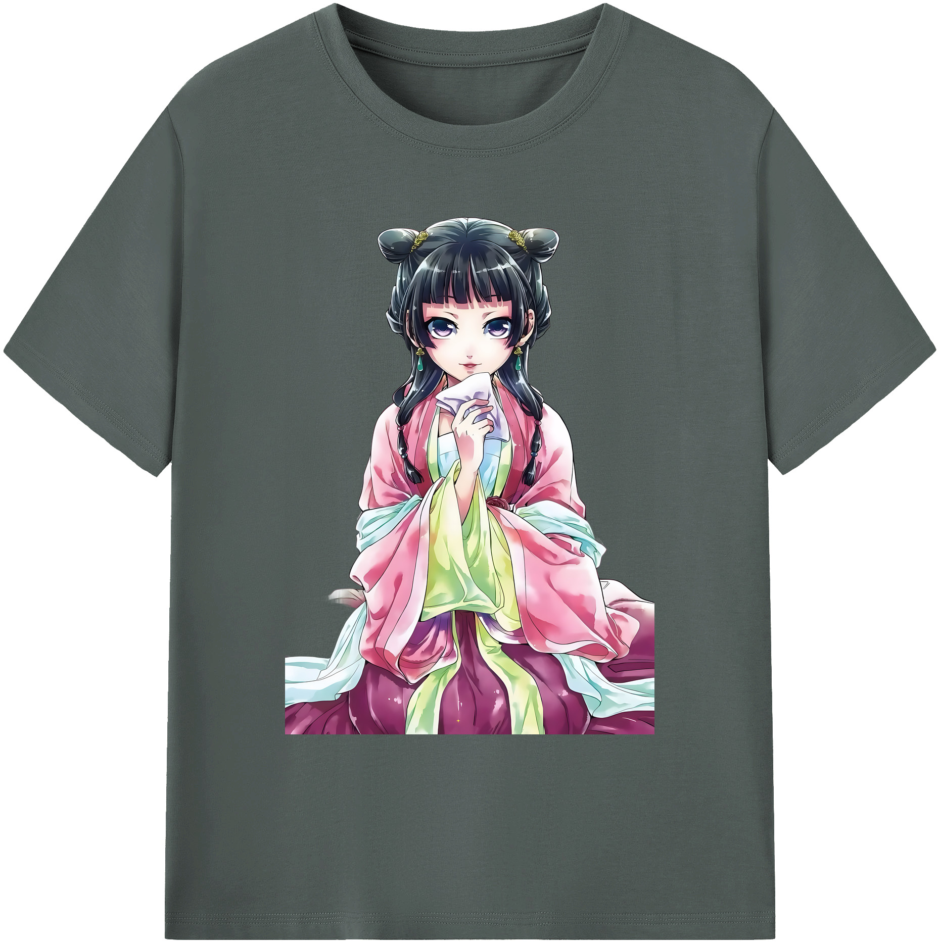 （画像用） 薬屋のひとりごと The Apothecary Diaries 綿100％ メンズ半袖Tシャツ｜肌触りやわらか＆通気性